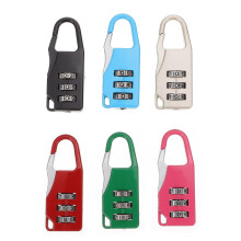 6 mini-zahlenkombinationsschloss multicolor für