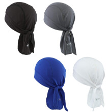 Robuste Kopfbedeckung mit Totenkpfen  Kopfbedeckungen fr Mnner  Sommer-Herren-Dreads Do Rag  Khlende Helmeinlagen  Schutzhelm-Einlage Du Rag