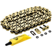 NICHE Gold 420 X-Ring Chain 76 Links with Connecting Master Link