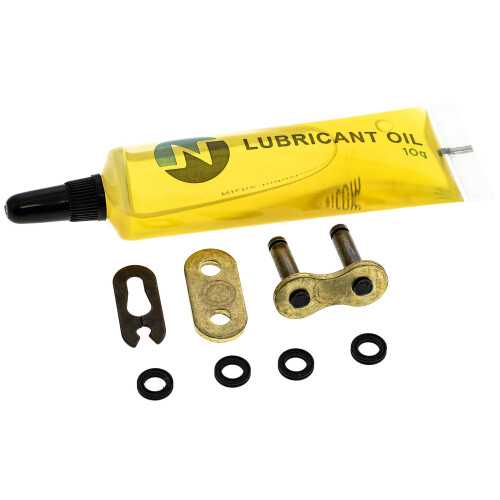 NICHE Gold 420 X-Ring Chain 76 Links with Connecting Master Link 2