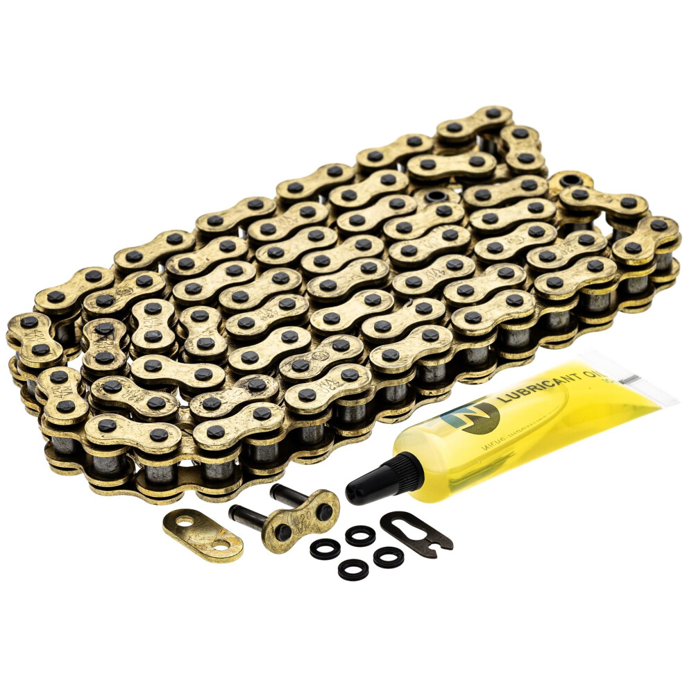 Niche 420 X-Ring Chain 96 Links With Connecting Master Link Gold 803467012537
