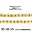 NICHE Guld 420 X-ringk?de 118 led med forbindende hovedled 2