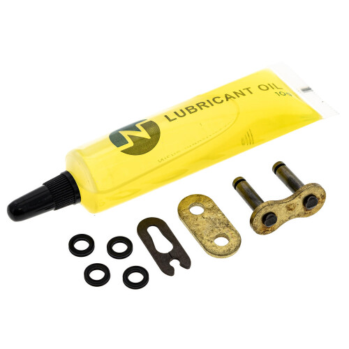 NICHE Guld 420 X-Ring Chain 130 Links Med Forbindende Master Link 2