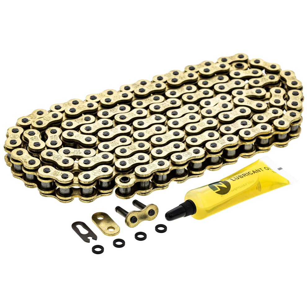 Niche 420 X-Ring Chain 128 Links With Connecting Master Link Gold 803467012490