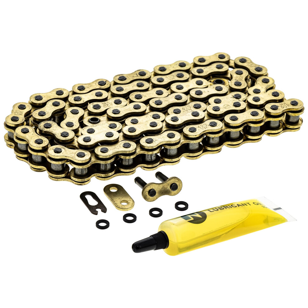 Niche 420 X-Ring Chain 78 Links With Connecting Master Link Gold 803467011790