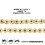 NICHE Gold 420 X-Ring Chain 78 Links With Connecting Master Link 4