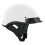 VCAN Cruiser Gloss White Motorcykel Halvhjelm (lille) 2