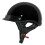 VCAN Cruiser Solid Gloss Black Half Face motorcykelhjelm (stor) 1