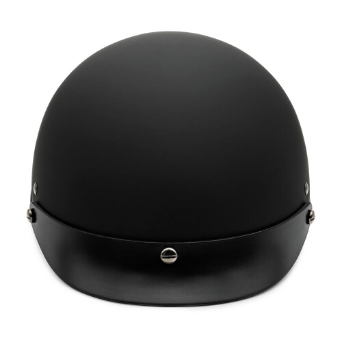 VCAN Cruiser Solid Flat Black Half Face motorcykelhjelm (XX-Large) 2