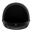 VCAN Cruiser Solid Gloss Black Half Face motorcykelhjelm (stor) 3