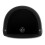 VCAN Cruiser Solid Gloss Black Half Face motorcykelhjelm (stor) 4