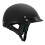 VCAN Cruiser Solid Flat Black Half Face motorcykelhjelm (XX-Large) 2