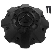 Carburante nero opaco con tappo centrale ruota con emblema nero opaco n. 1001-63B