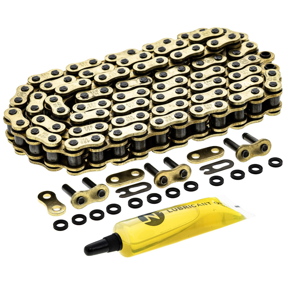 Niche 428 X-Ring Chain 98 Links With Connecting Master Link Gold 803467012056