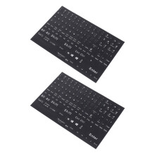 2 tastaturaufkleber für computer laptop, englisch