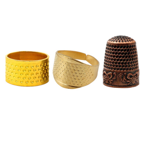 3-teiliges robustes Nähhäkchen, Patchwork-Stechring, Fingerschutz 1