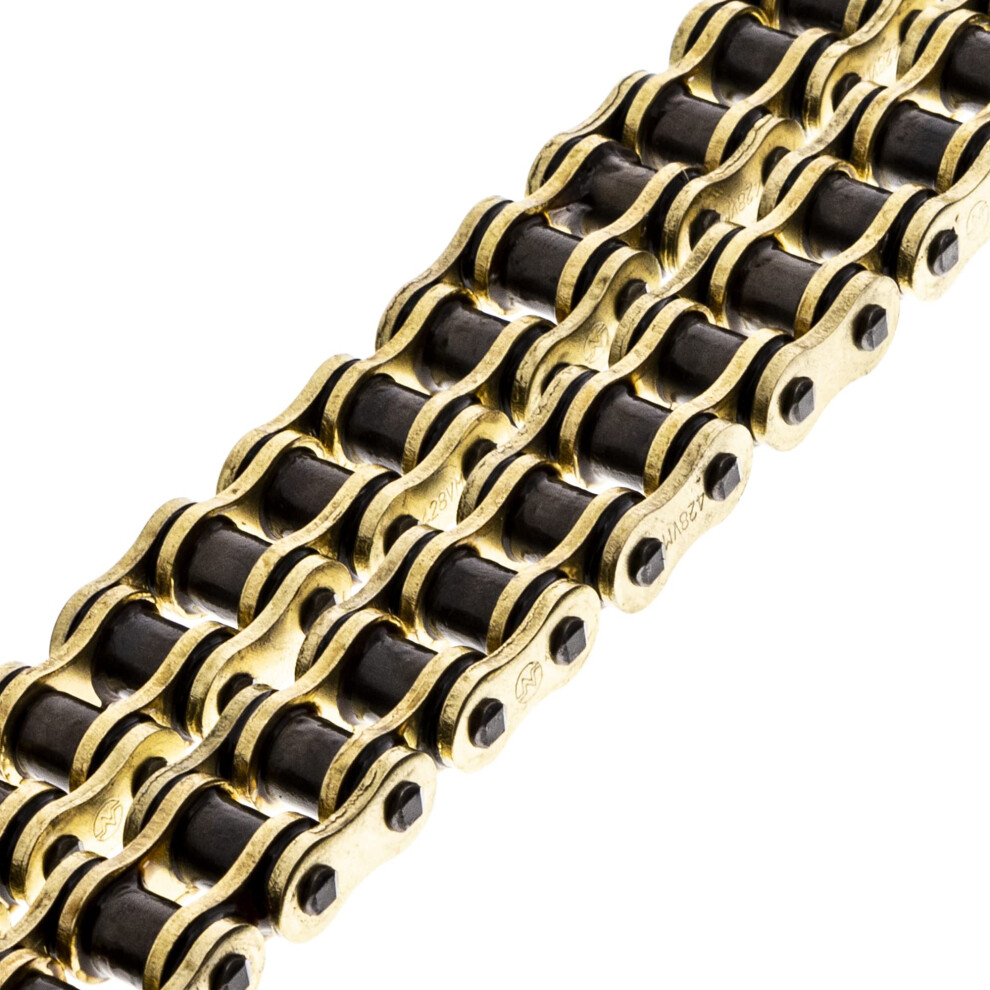 Niche 428 X-Ring Chain 132 Links With Connecting Master Link Gold 803467012087