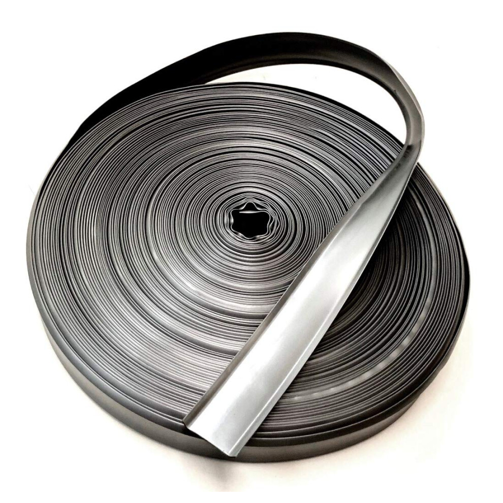 Vinyl 7/8"""" Insert Molding Trim Screw Cover Rv Camper Travel Trailer (100 Ft ) Silver 605941832521