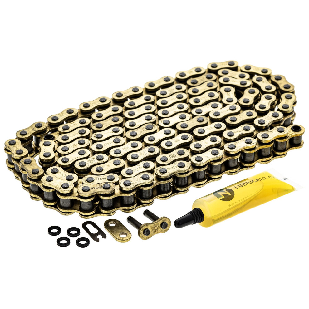 Niche 428 X-Ring Chain 128 Links With Connecting Master Link Gold 803467012230