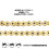 NICHE Guld 428 X-ringk?de 124 led med forbindende hovedled 4