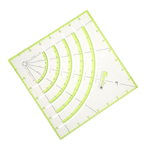 patchwork-lineal acryl zum von stoffen, multifunktional