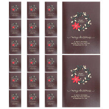 20 Sets Weihnachtskarten Mit Umschlägen – Leere Grußkarten Aus Karton