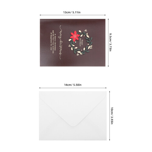 20 Sets Weihnachtskarten Mit Umschlägen – Leere Grußkarten Aus Karton 2