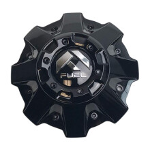 Ruote fuoristrada Fuel 1001-63GBR Coprimozzo nero lucido con rivetti neri