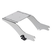 KUAFU aftagelige 2-up bagagerumsl?se King Razor Chop Trunk Mount kompatibel med Harley Touring FL 1997-2008 1996 Chrome