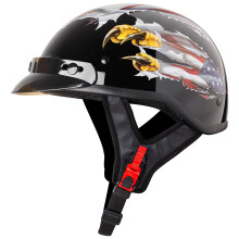 Cartman Cruiser Scooter Motocyklov helma Patriotic Eagle USA Graphics DOT Schvleno pro kolobeku ATV UTV Chopper Medium