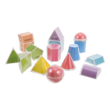 16 stuks geometrische blokken - opvouwbare 3D-vormen voor kinderen
