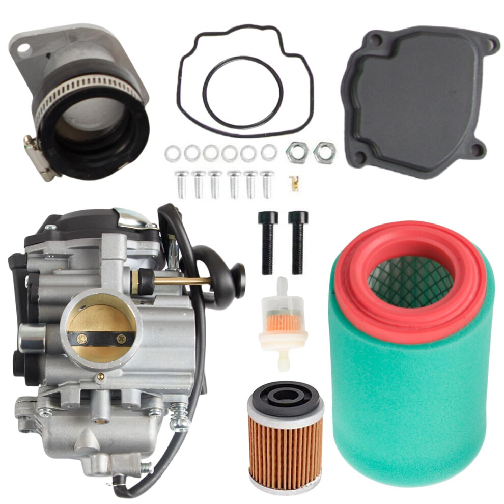 Ransoto Yfm250 Carburetor With Filter Replace Part 4Xe-14140-13-00 Compatible With 1999-2004 Yamaha Bear Tracker 250 Yfm250x Yfm250xh Yfm250xm & More 697478905106
