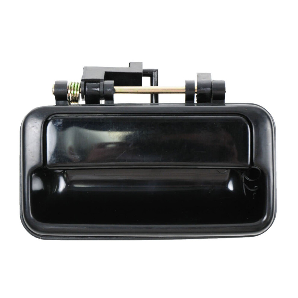 Trq Rear Right Exterior Door Handle Passenger Side Compatible With 1989-1994 Geo Metro Suzuki Swift Black 191213487365