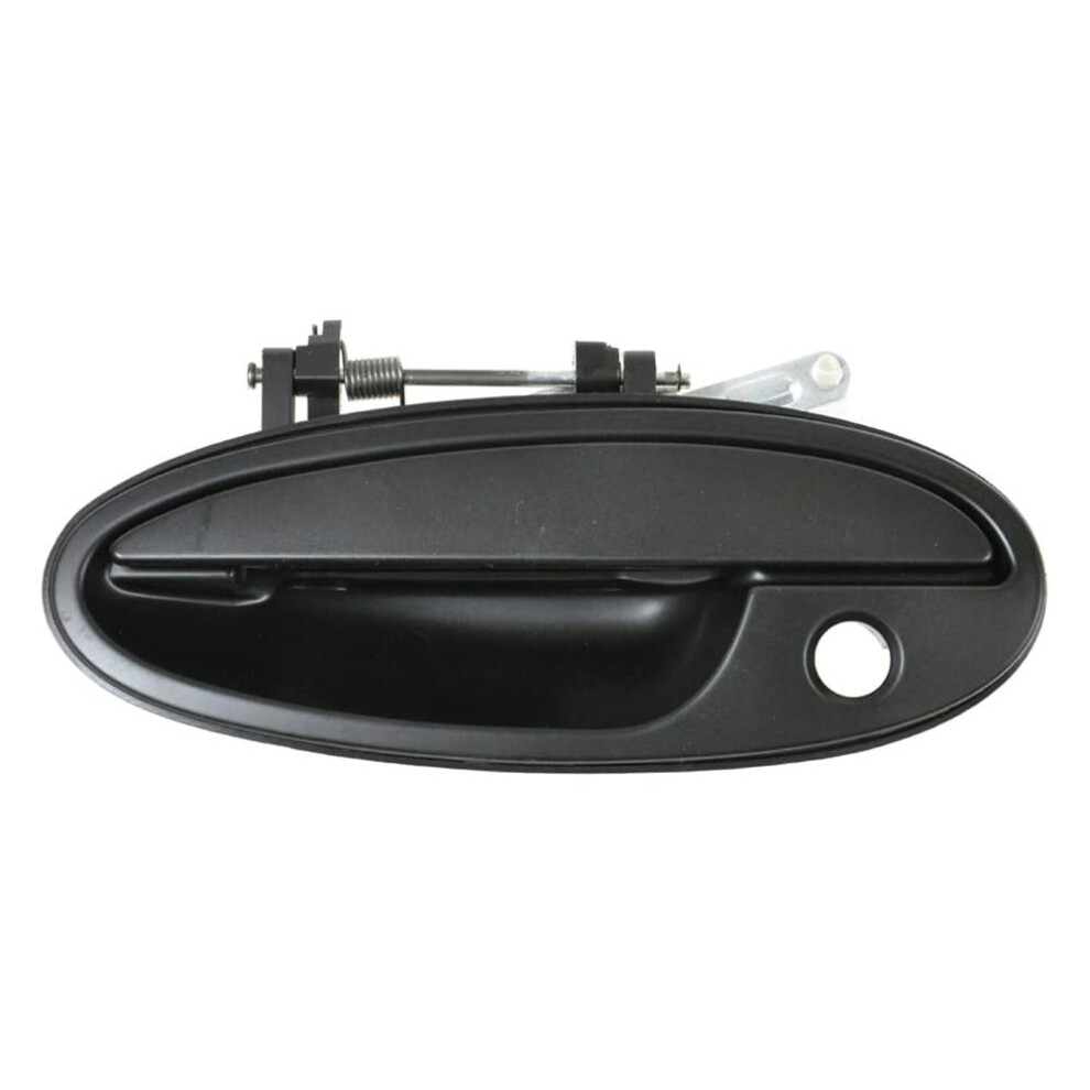 Trq Front Left Exterior Door Handle Drivers Side Compatible With 1997-2005 Buick Park Avenue 1997-1999 Riviera Oldsmobile Aurora Gm1310170 Black 191213486085