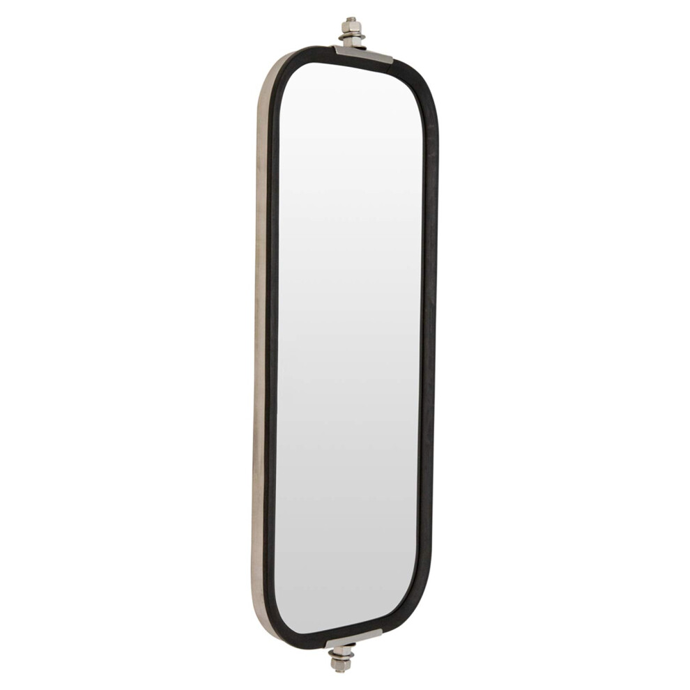 Trq West Coast Mirror Ribbed Back 16X7 Stainless Steel Lh Or Rh For Hd Truck 191213070468