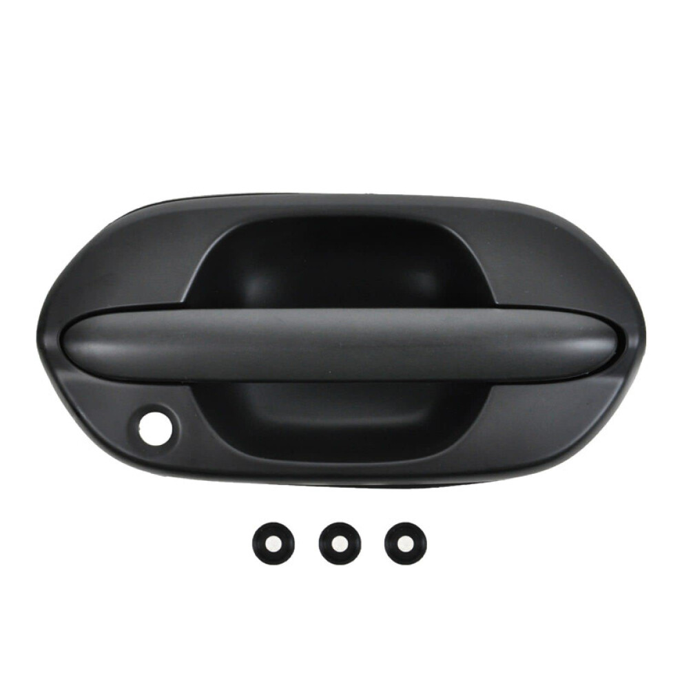 Trq Front Right Exterior Door Handle Passenger Side Compatible With 1999-2004 Honda Odyssey Black 191213488324