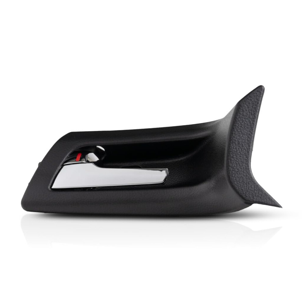 For Pontiac G8 2008 2009 Interior Door Handle Front Driver Side Bezel With Chrome Lever | With Door Lock Button | Trim: Base/Gt/Gxp | Gm135217 Black 677222792893