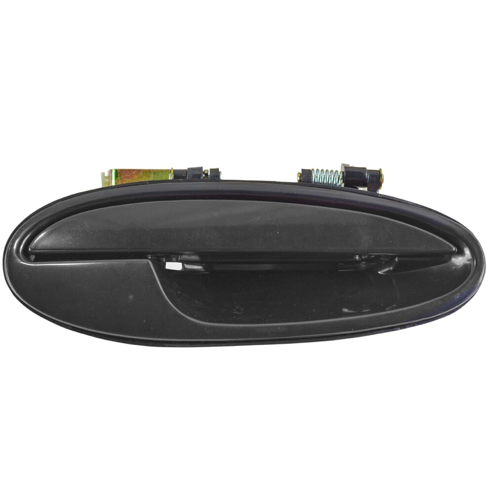 Trq Front Right Exterior Door Handle Passenger Side Compatible With 2000-2005 Buick Lesabre 2001-2003 Oldsmobile Aurora Pontiac Bonneville Gm13 Black 191213486757
