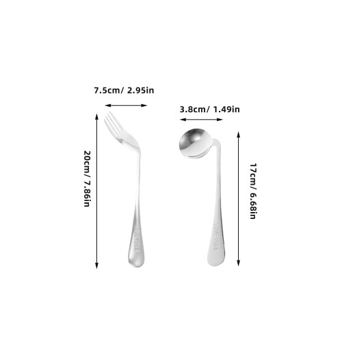 Set Lichtgewicht Ergonomische Eethulpmiddel 2