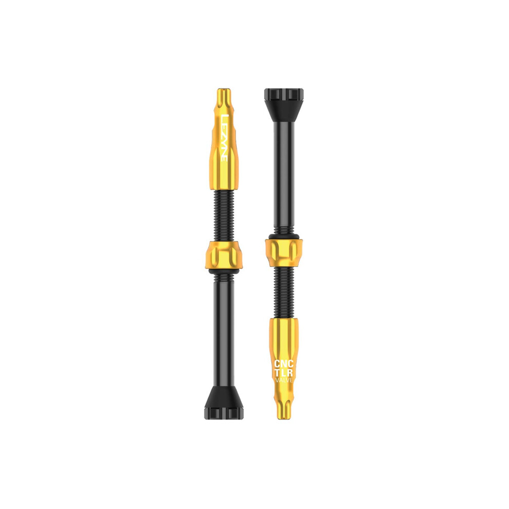 Lezyne Tlr Bicycle Tubeless Valve Stem Road Gravel Mountain Bike Presta Valve Core Remover Gold 4710582543371