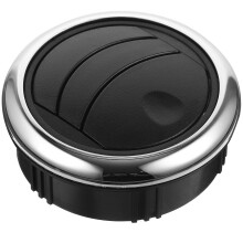 Knop type A/C rond luchtconditioning uitlaat verchroomd 87/75 mm