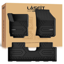 LASFIT Tapis de sol pour Chevrolet Chevy Equinox/GMC Terrain 2018-2024 (ne convient pas Equinox Ev) Tapis de sol toutes saisons en TPE sur mesu
