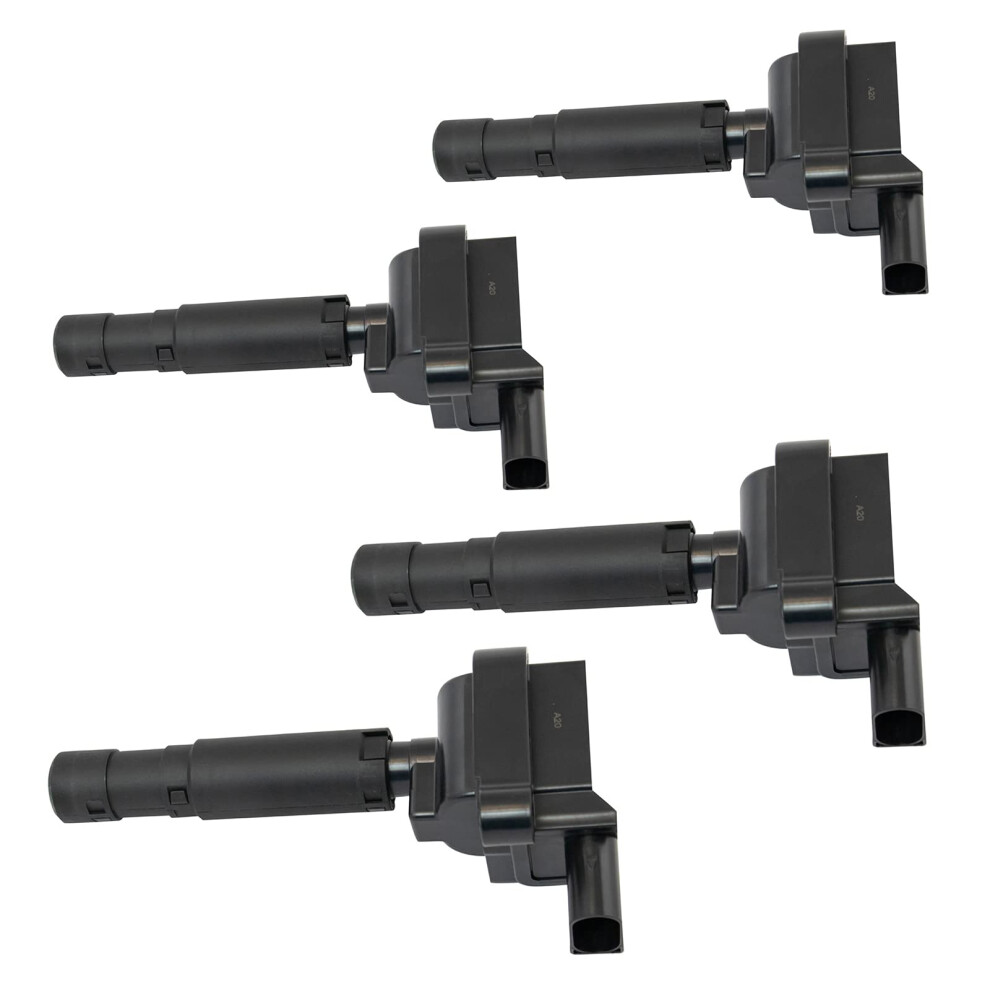 Trq Ignition Coil Set Compatible With 2012-2015 Mercedes-Benz C250 Slk250 191213652473