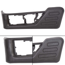HECASA elso vezetols panel burkolat sznfekete kompatibilis a 2008-2010 F250 F350 F450 F550 Super Duty csere alkatrszhez #8C3Z-2562187-CB 8C3Z2562