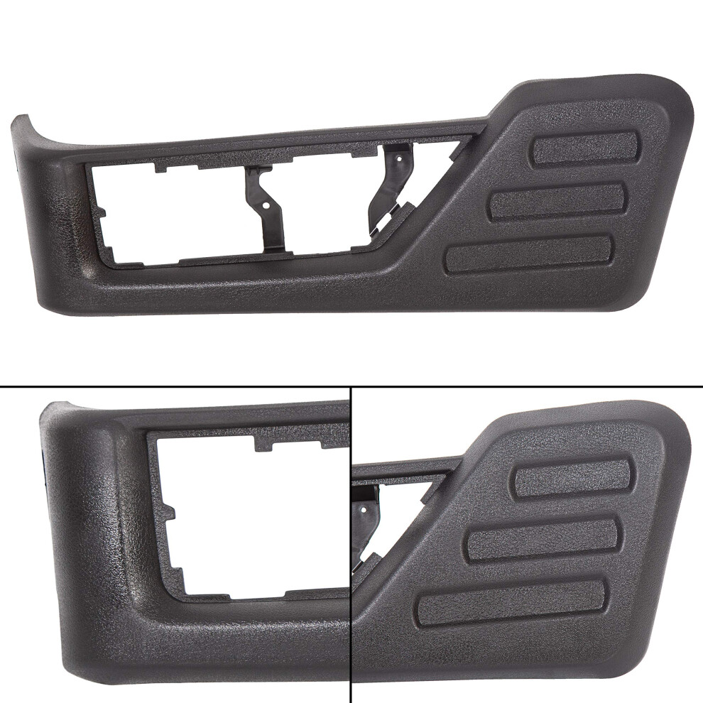Obloen Panelu Prednho Sedadla Ridice Hecasa Cern Uhl Kompatibiln S 2008-2010 F250 F350 F450 F550 Super Duty Nhrada Za Dl #8C3Z-2562187-CB 8C3-image
