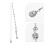 backchain mode sieraden bruidscollier kristallen hanger 9