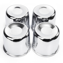 RTRHINOTUNING 4 Pezzi Coprimozzi Push Through da 4,25 Pollici per Ruote da Rimorchio per Camion Cerchio da 4,25"" Foro da 3,66"" Coprimozzi Alti