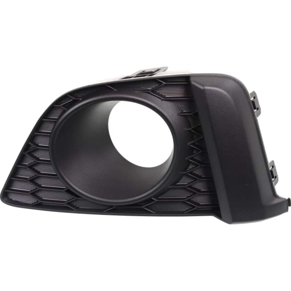 For Honda Fit Fog Cover 2015 2016 2017 Passenger Side | Bezel | Textured | Dot/Sae Compliance | Ho1039119 | 71103T5ra10 Light/Black 197238817071