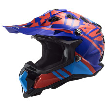 Helmy LS2 Helma MX-Off Road Subverter Evo (Gammax Gloss Red Blue - Medium)
