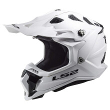 LS2 Casques MX-Off Road Subverter Evo (Blanc brillant - X-Small)